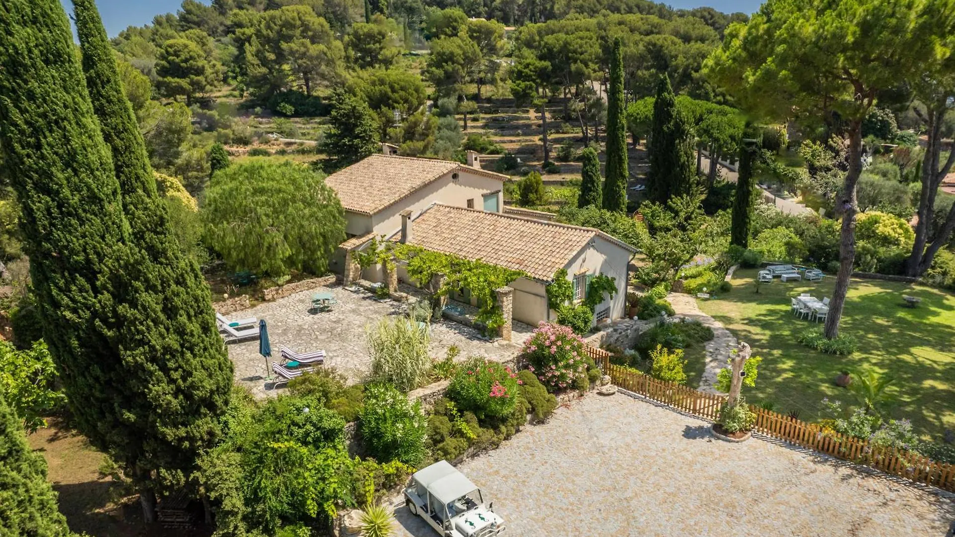 Gasthof Hotel Domaine Des Encourdoules Vallauris Frankreich